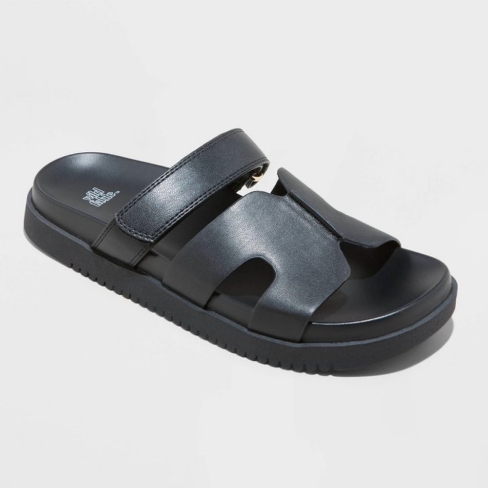Wild Fable Hayley Slide Sandals. Black. Size 8.5.